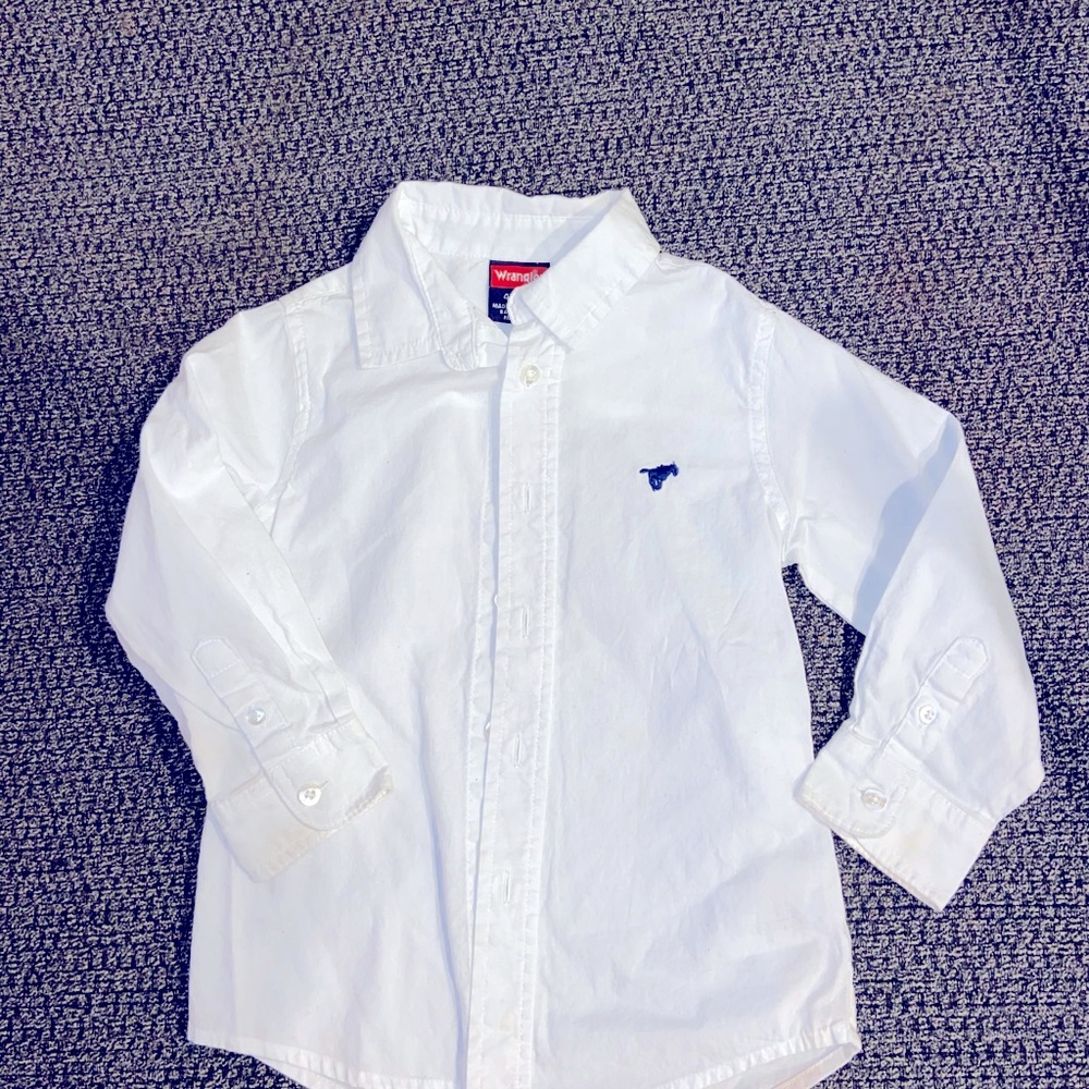 Little Boys Wrangler Dress Shirt